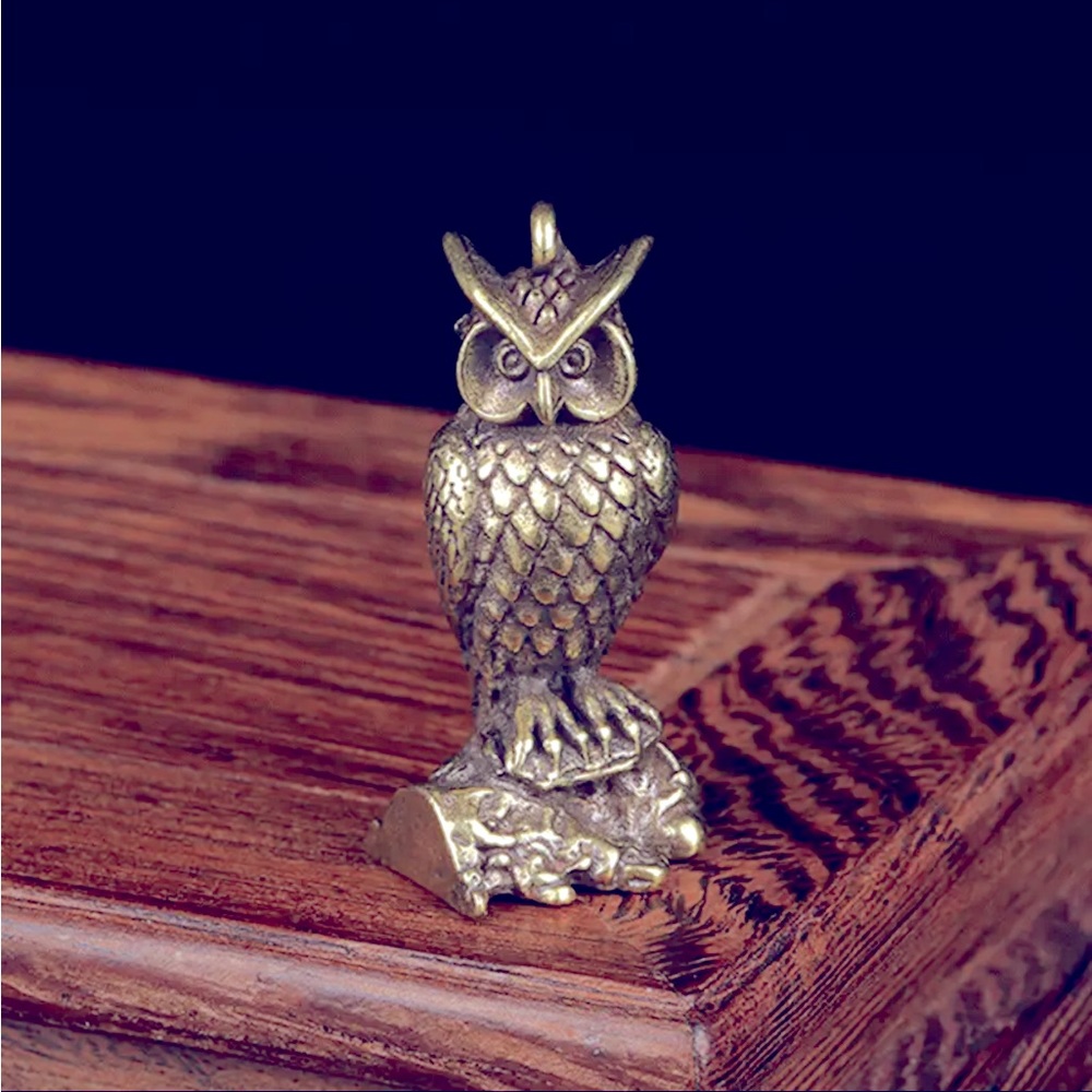 Collectible Brass OWL pendant - Picture 1 of 8